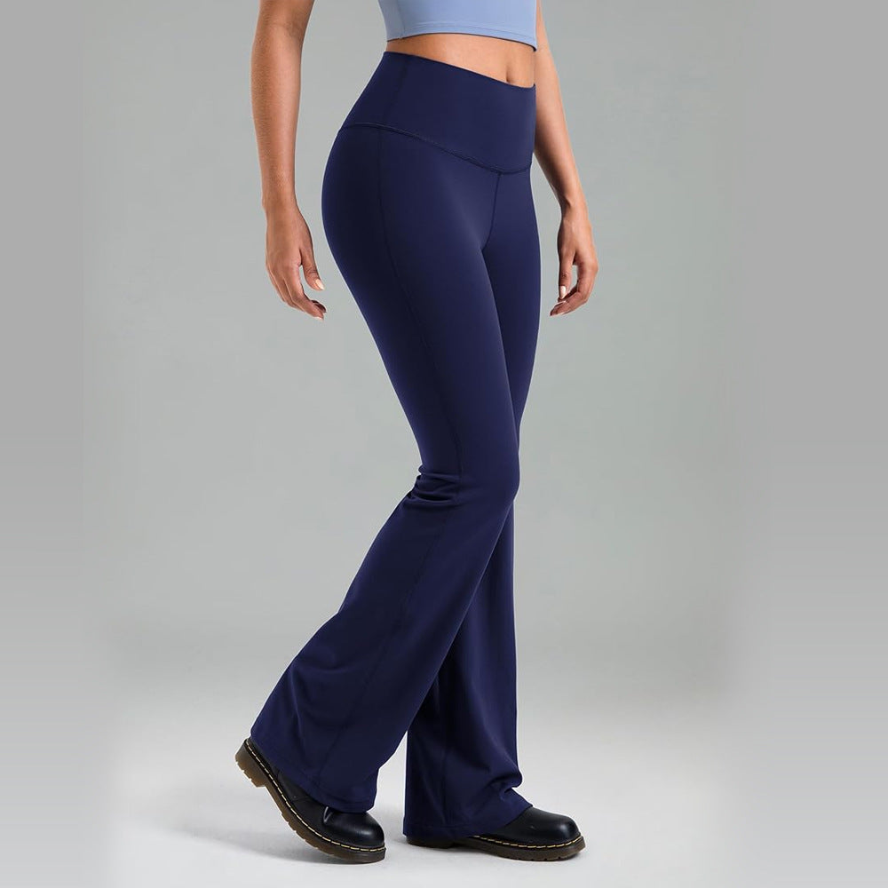 Naadloze yoga flared broek