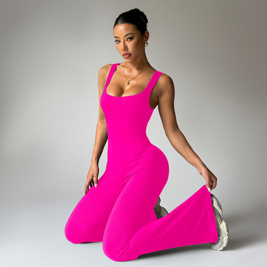 Yoga Jumpsuit – Strak, Naadloos & Elegant