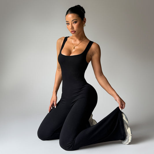 Yoga Jumpsuit – Strak, Naadloos & Elegant